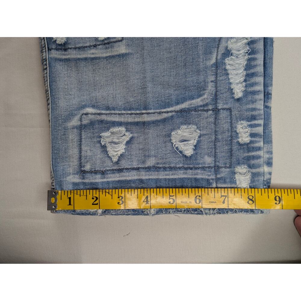 Jaded Gypsy Peace&Love Jeans Distressed Boho Chic Patchwork S/M Coastal Cowgirl - Picture 5 of 16